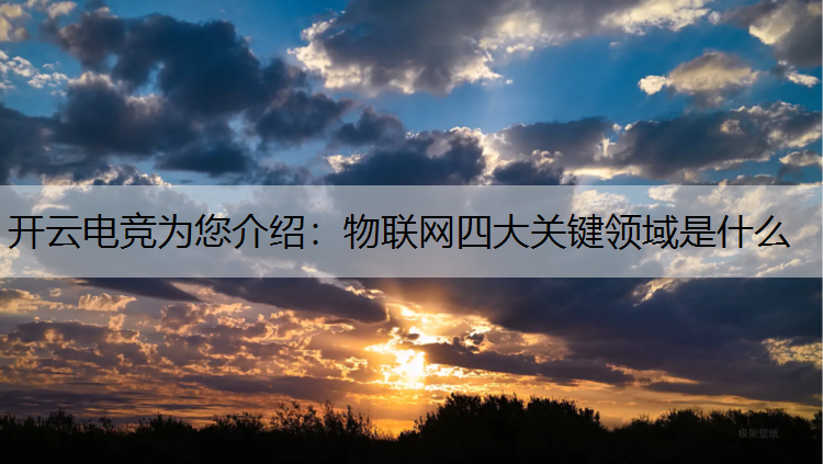 物联网四大关键领域是什么