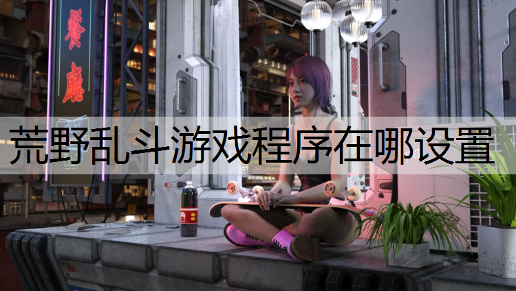 荒野乱斗游戏程序在哪设置